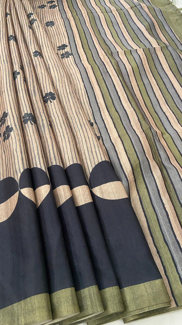 Semi Tussar Saree
