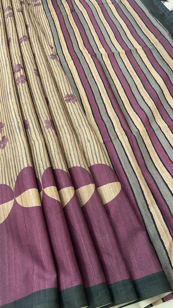 Semi Tussar Saree