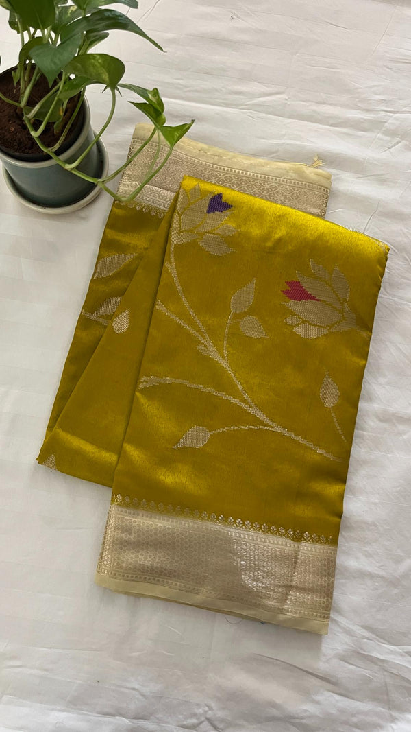 Raw Mango Silk Saree