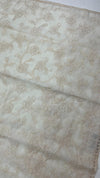 ORGANZA WITH FLORAL EMBROIDERY