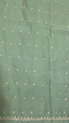 ORGANZA WITH FLORAL EMBROIDERY