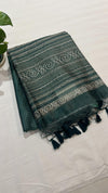 Semi Tussar Applique Saree