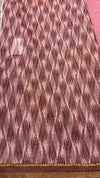 Linen cut work saree