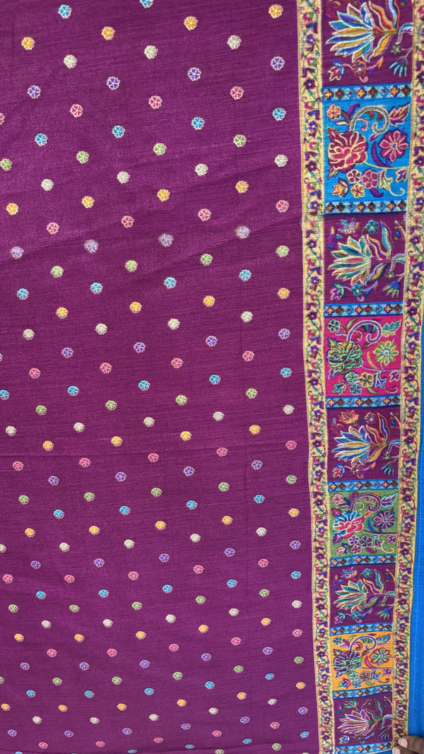 Semi Banarasi - Position Printed Saree