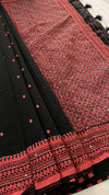 Cotton Saree with French Knot Embroidery