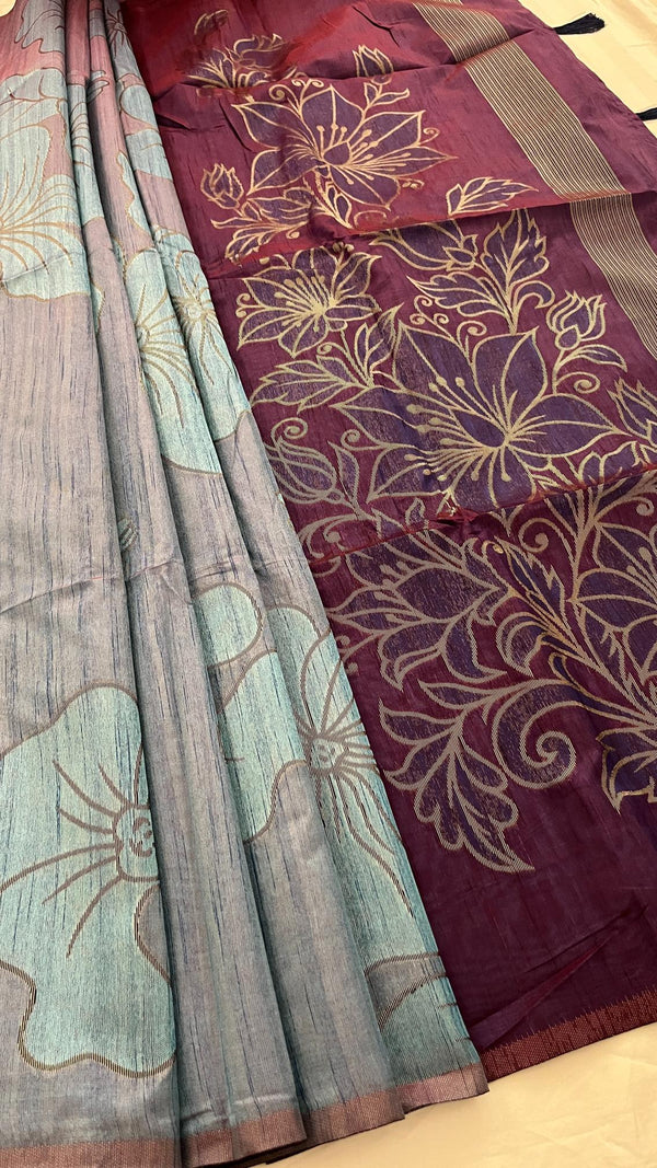 Keecha Tusser Saree