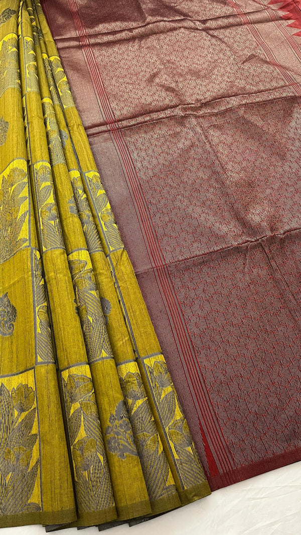 Keecha Tusser Saree