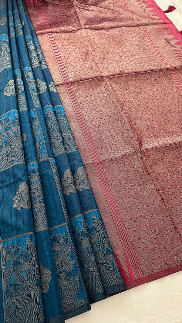 Keecha Tusser Saree