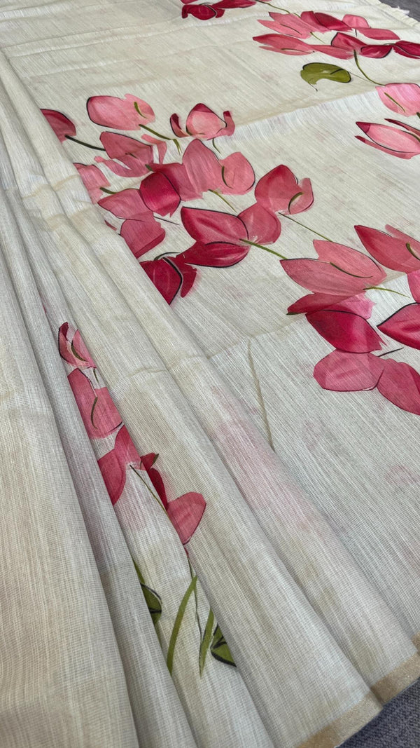 Linen Tissue Saree