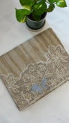 KeechaTussar with Organza Border