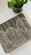 KeechaTussar with Organza Border