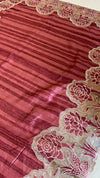 KeechaTussar with Organza Border