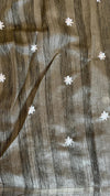 KeechaTussar with Organza Border
