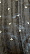 KeechaTussar with Organza Border