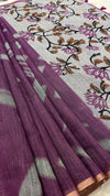 Linen Cotton Saree