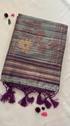 Kosha Silk Saree with Rosegold Zari