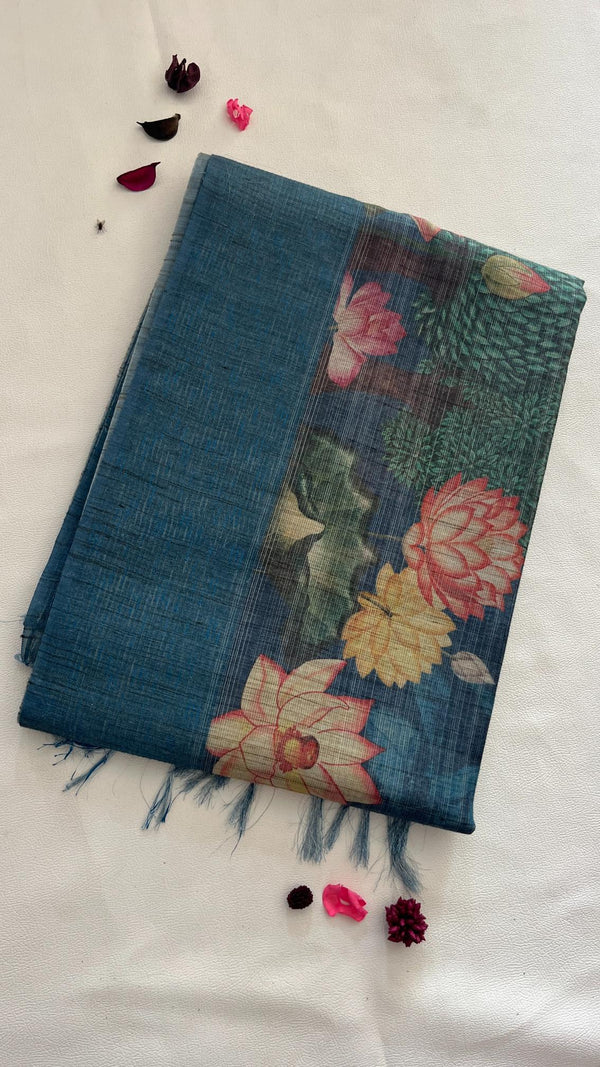 Semi Tussar Saree