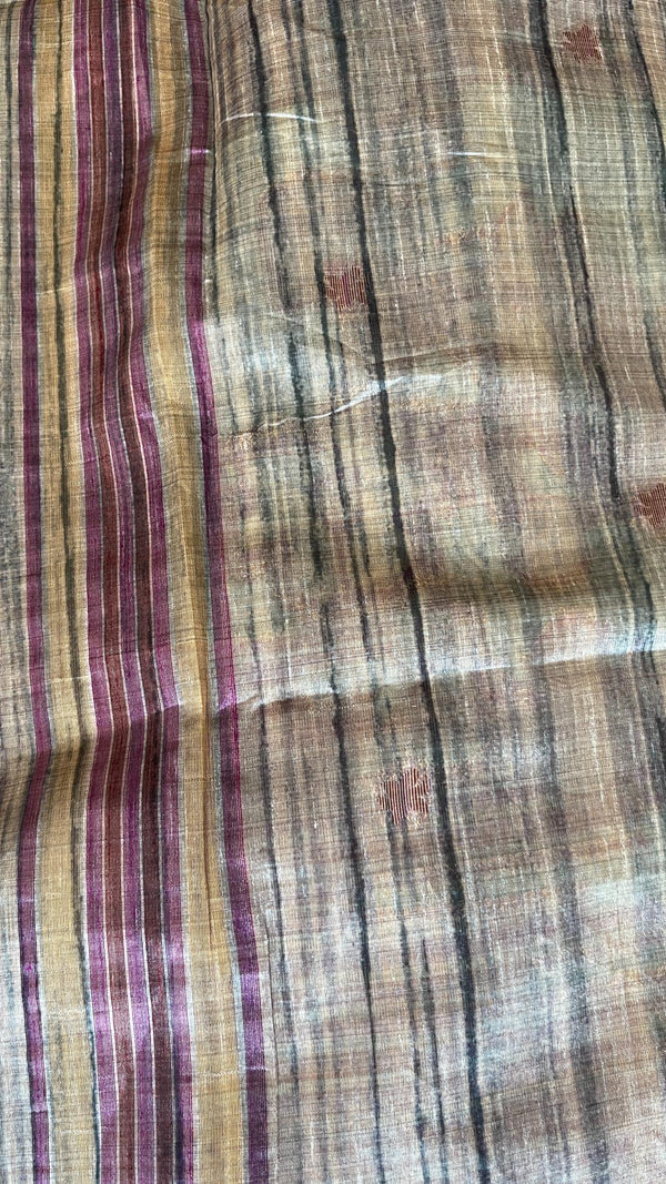 Kosha Silk Saree with Rosegold Zari