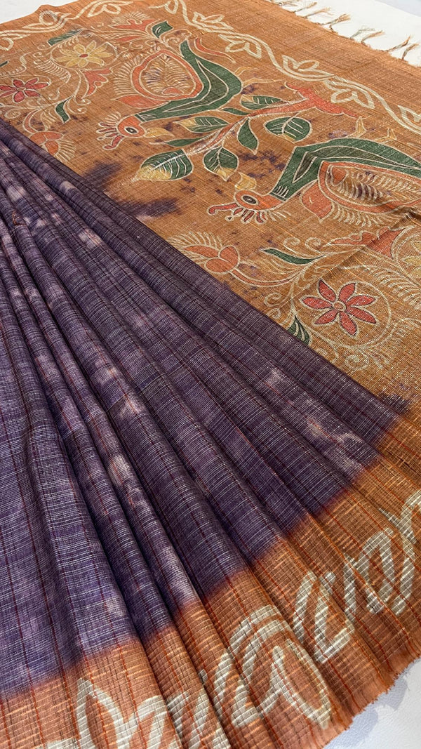 Semi Tussar Saree