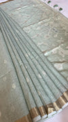 Jute Linen Cotton Saree