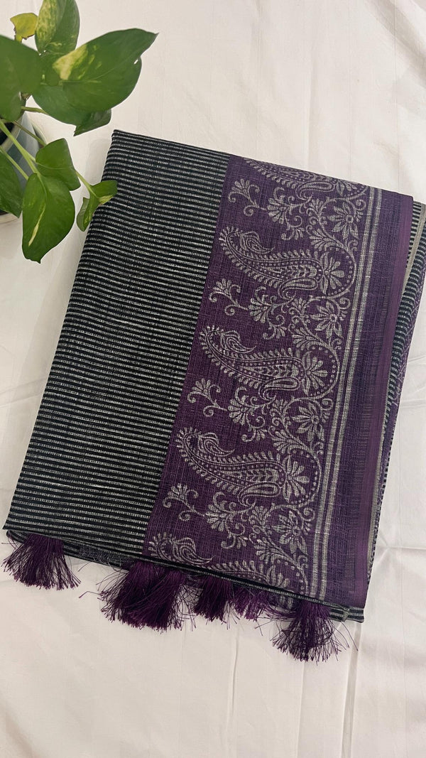Jute Cotton Saree