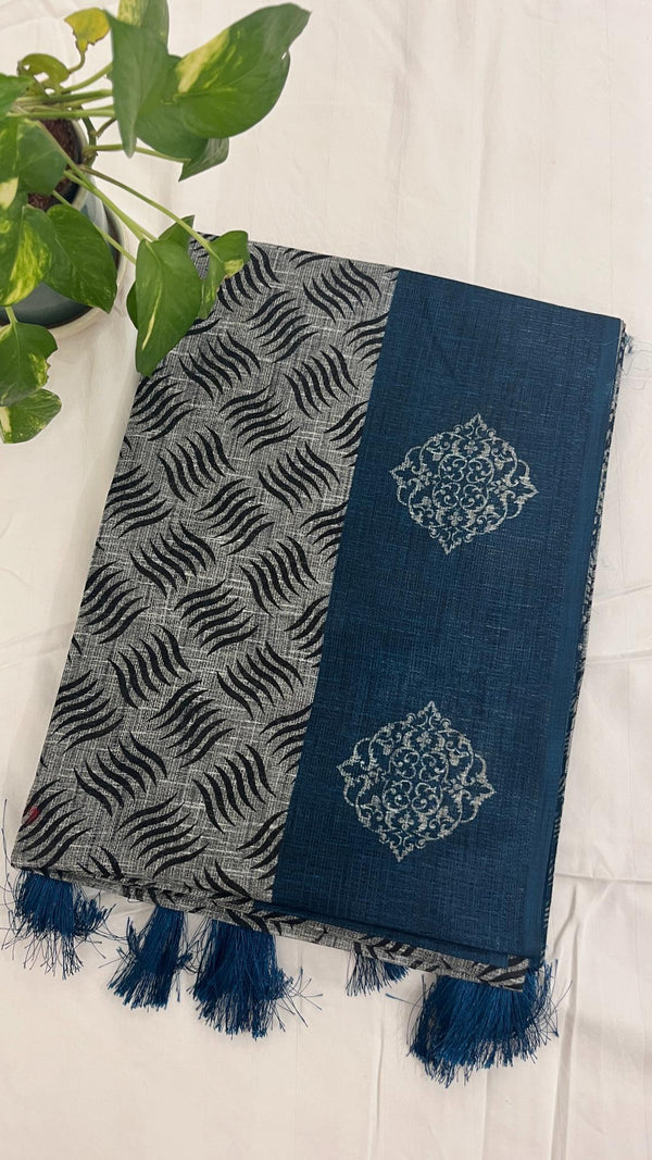 Jute Cotton Saree
