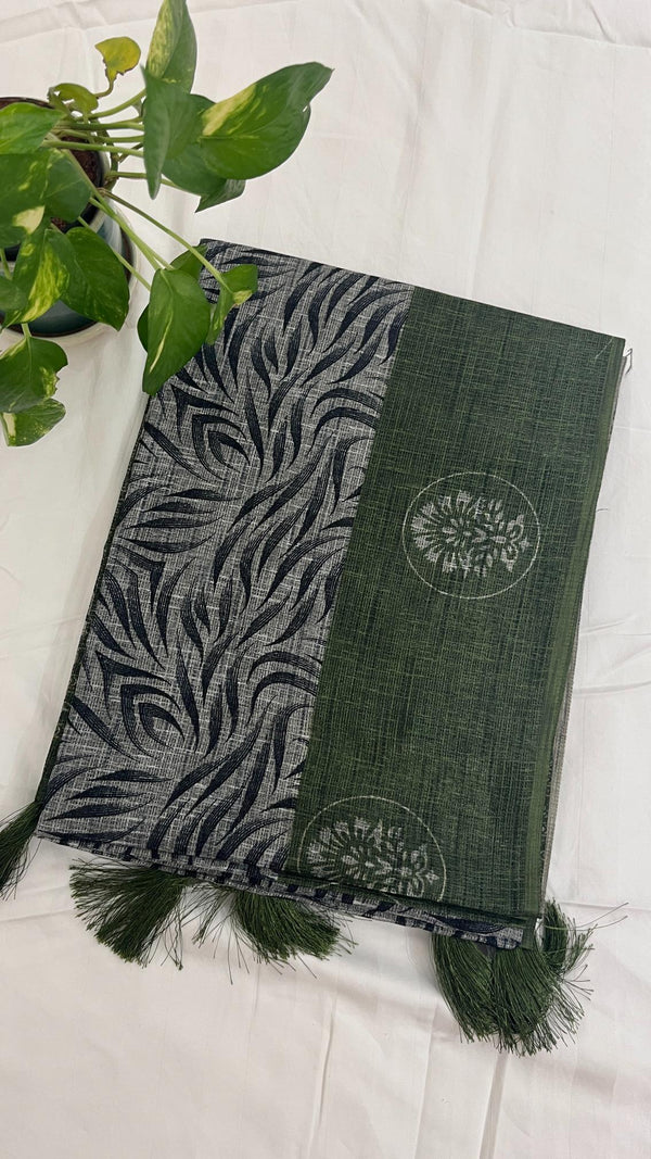 Jute Cotton Saree
