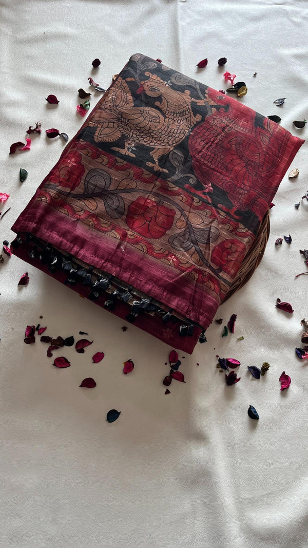 Chappa Tussar Saree