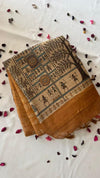 CHAPPA TISSUE TUSSAR SAREE