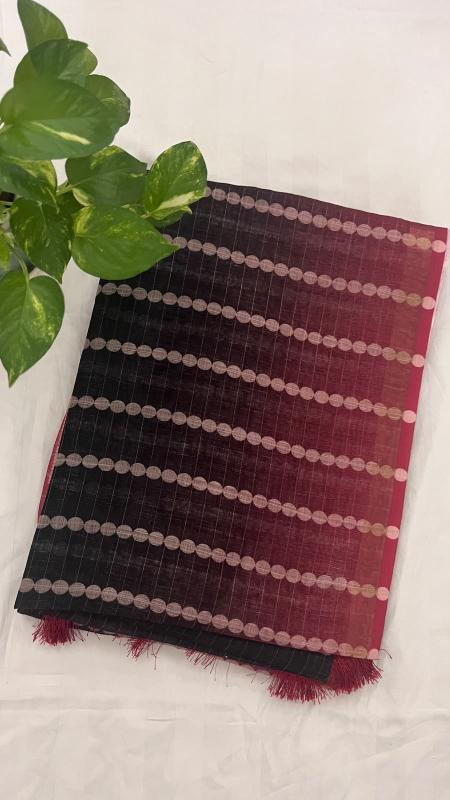Linen Cotton Saree