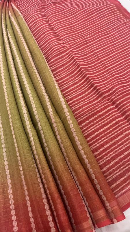 Linen Cotton Saree