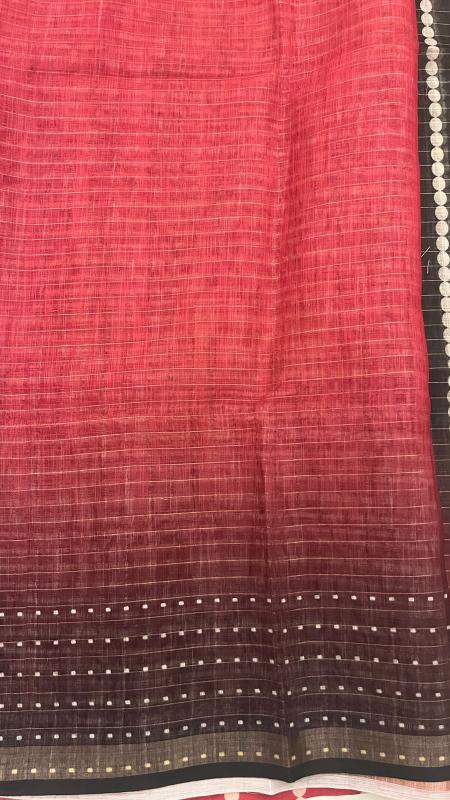 Linen Cotton Saree