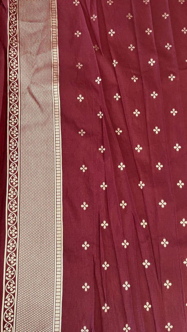 Banarasi silk blend cotton Saree