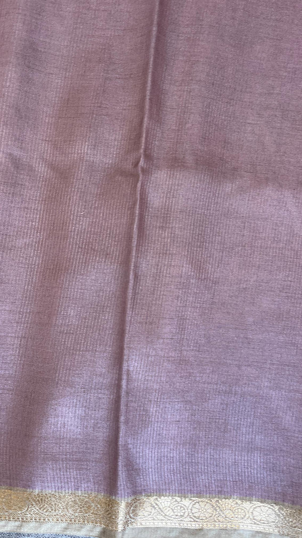 Soft tussar silk - Pen Kalamkari