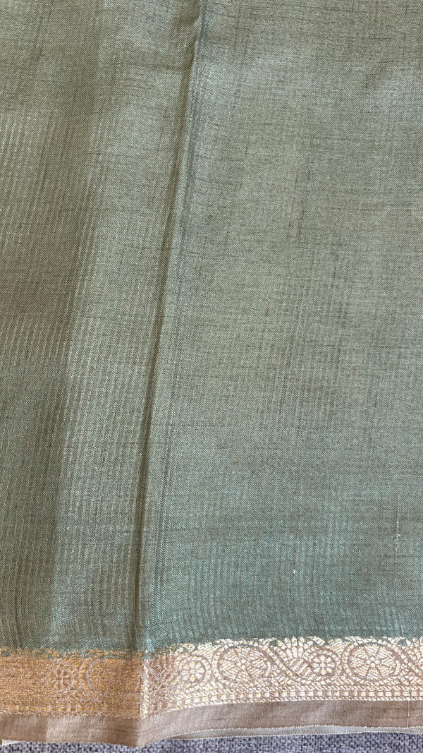 Soft tussar silk - Pen Kalamkari