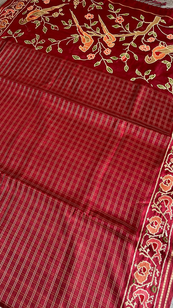 Classic Checks MatkaTussar Silk