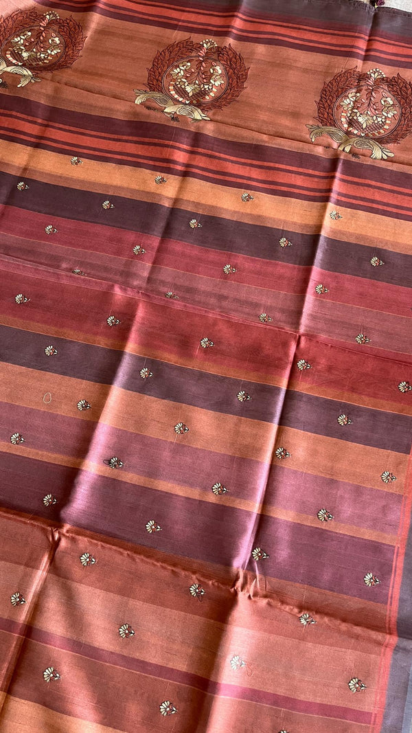Pure Matka Tussar -stripes