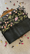 Black Elegance Matka Tussar Saree