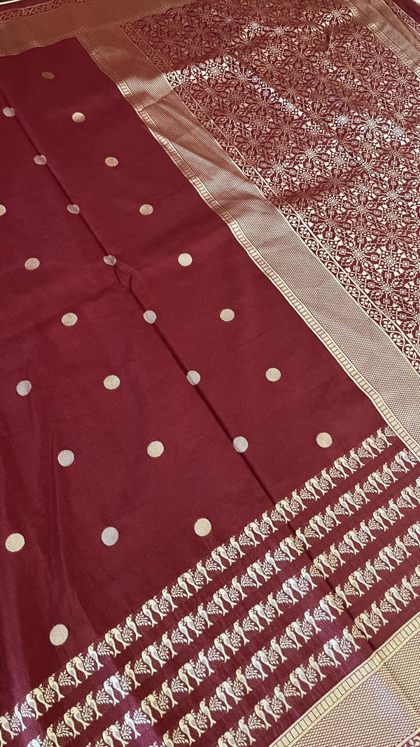 Banarasi silk blend cotton Saree