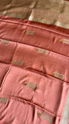 Pure Mashru Silk Saree -pastel love