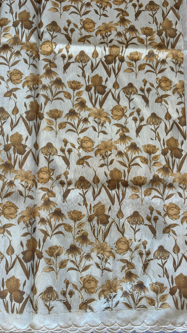 Soft Tissue Organza Saree