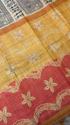 All Day Wear Fancy Chappa Tissue Saree