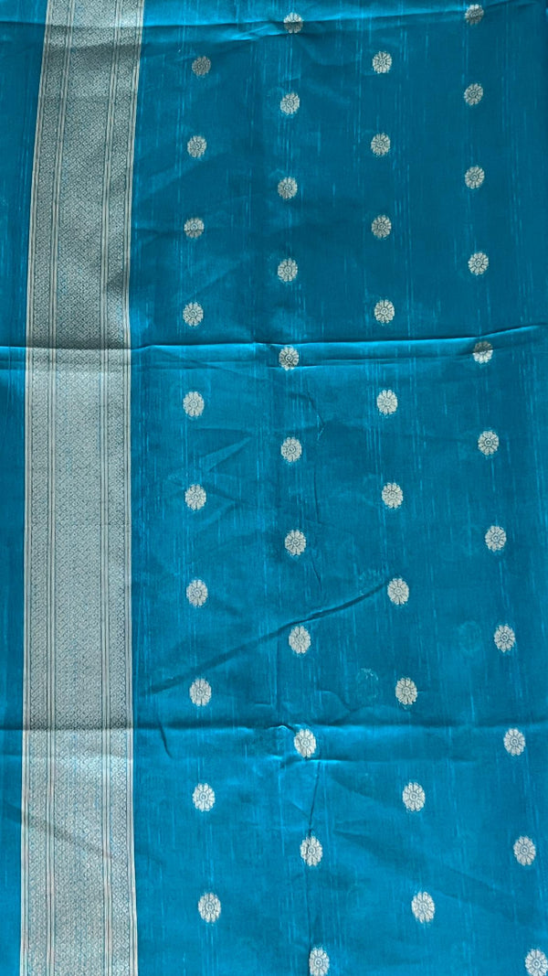 Semi Jute Cotton Saree with Paithani Design Pallu