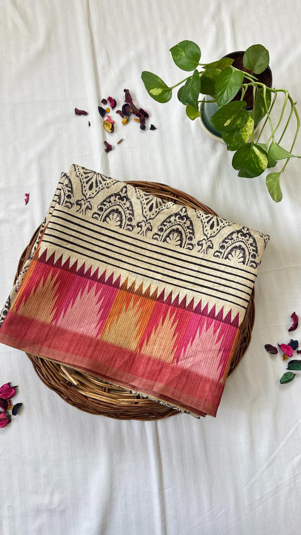 Munga Tussar Saree