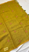 Pure Linen Saree