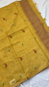 Pure Linen Saree