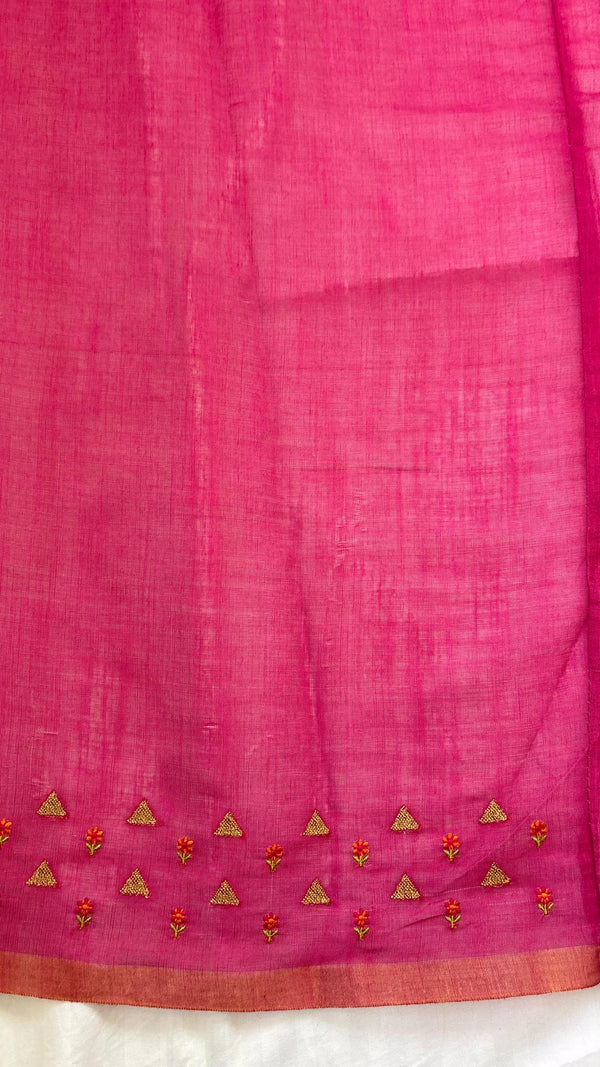 Pure Linen Saree