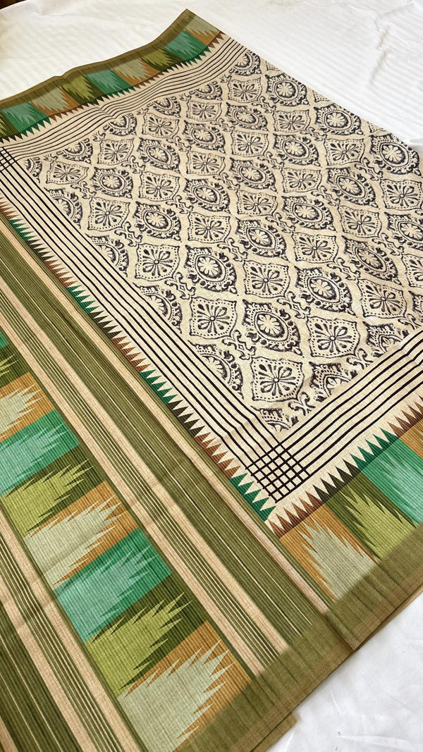 Munga Tussar Saree