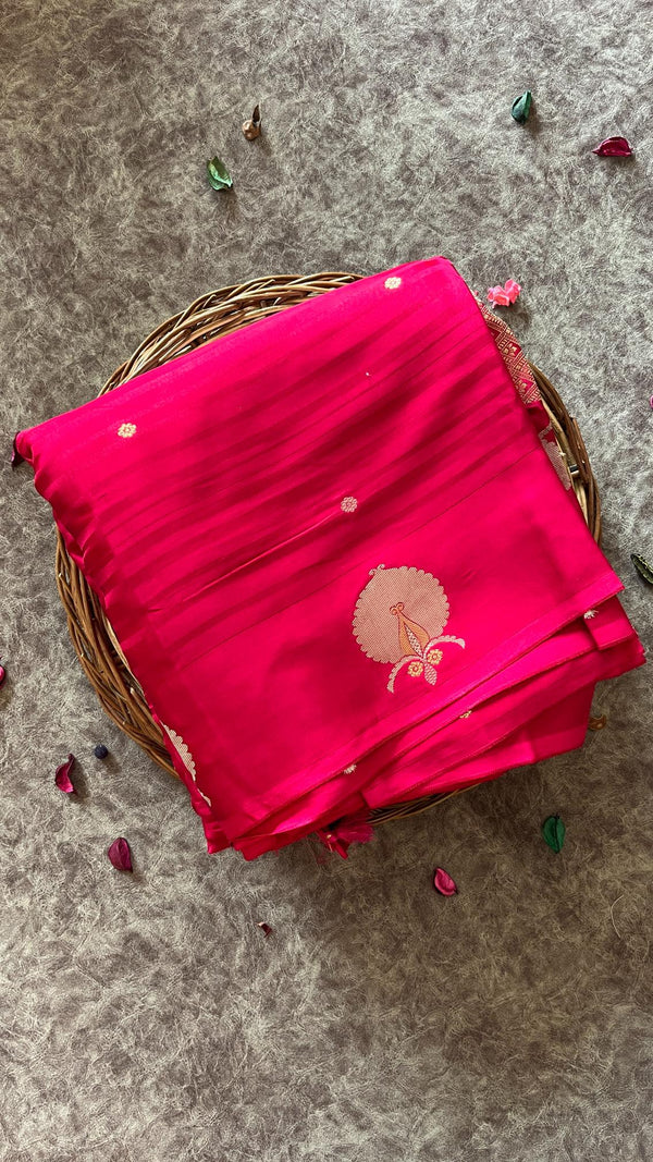 Pure Mushroo Silk Saree