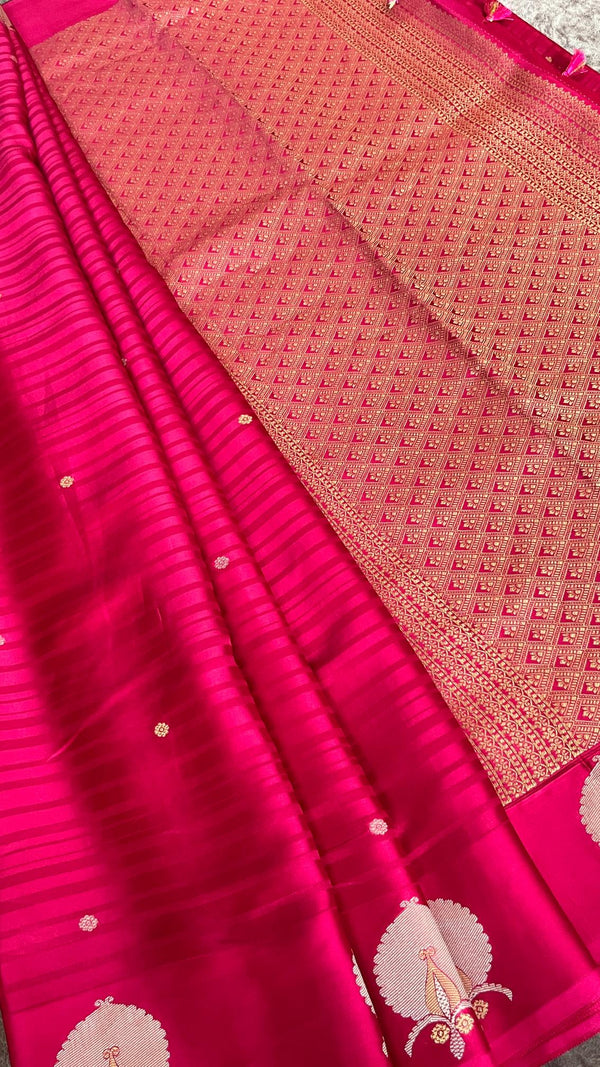 Pure Mushroo Silk Saree